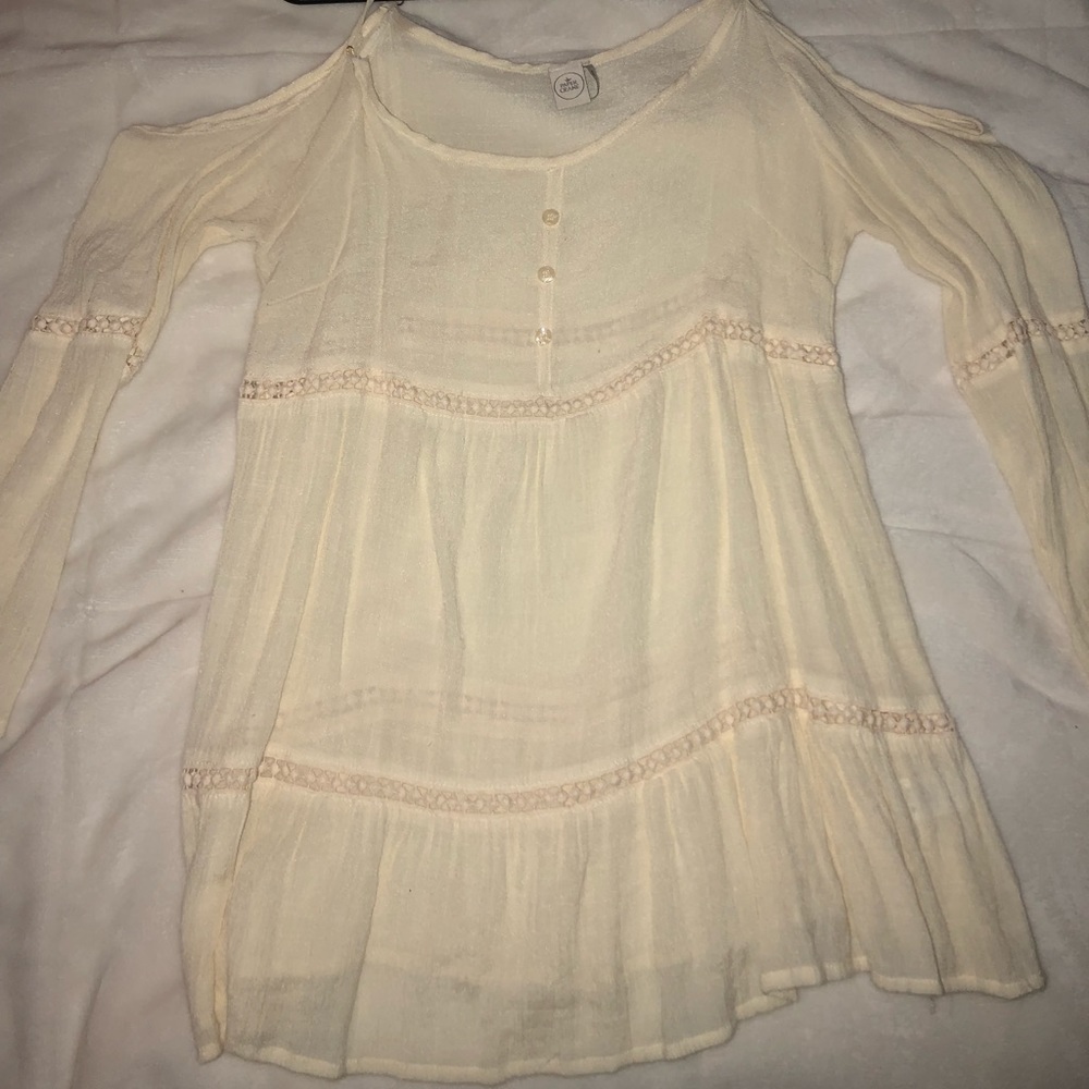 Cream boho top